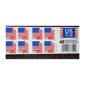 U.S. Flag Forever Stamps 2018 USPS Forever Stamps - U.S. Flag & Patriotic Stamps product image