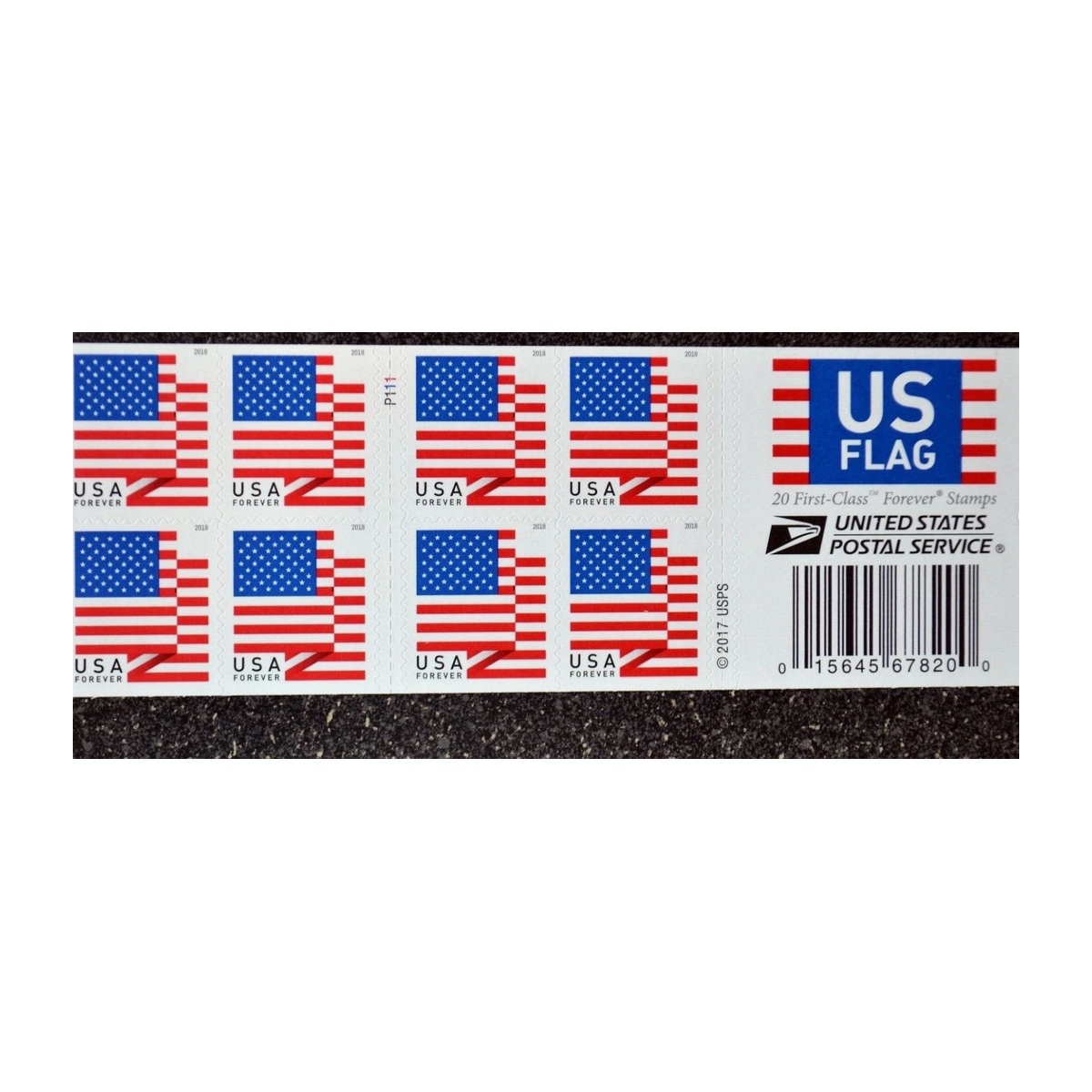 U.S. Flag Forever Stamps 2018 USPS Forever Stamps - U.S. Flag & Patriotic Stamps product image