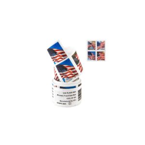 U.S. Flag Forever Stamps Roll of 100 2024 USPS Forever Stamps - Hot Deals & Bulk Savings product image