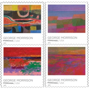 George Morrison 2022 USPS Forever Stamps - Sheet of 20 (5-Pack) - Commemorative & Heritage Stamps product image