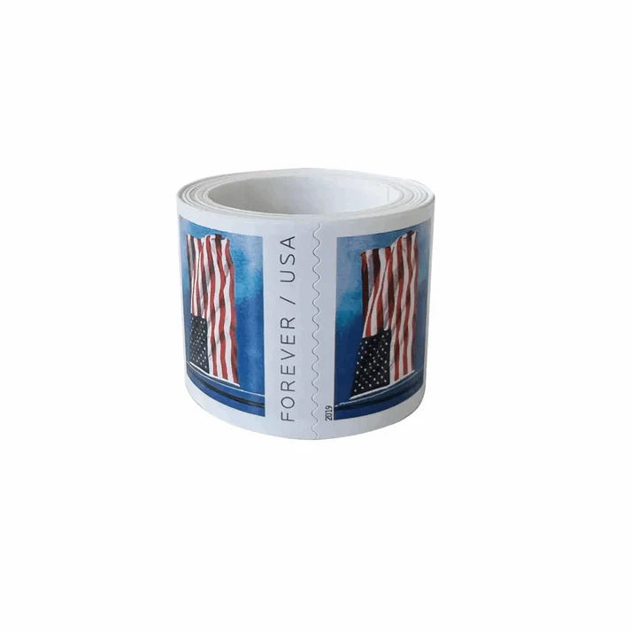 Flags 2019 USPS Forever Stamps - Coil of 100 - U.S. Flag & Patriotic Stamps product image