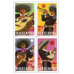 Mariachi 2022 USPS Forever Stamps - Sheet of 20 (5-Pack) - Commemorative & Heritage Stamps product image