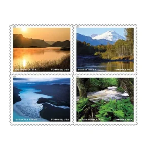 Wild And Scenic Rivers 2019 USPS Forever Stamps - Sheet of 12 (5-Pack) - Commemorative & Heritage Stamps product image