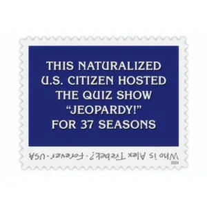 Alex Trebek 2024 USPS Forever Stamps - Sheet of 20 (5-Pack) - Commemorative & Heritage Stamps product image