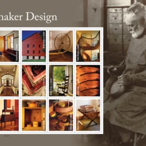 Shaker Design 2024 USPS Forever Stamps - Sheet of 12 (5-Pack) - Art, Kids & Topical Culture product image