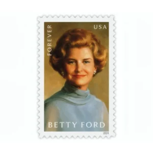 Betty Ford 2024 USPS Forever Stamps - Sheet of 20 (5-Pack) - Commemorative & Heritage Stamps product image