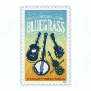 Bluegrass Music 2024 USPS Forever Stamps - Sheet of 20 (5-Pack) - Commemorative & Heritage Stamps product image