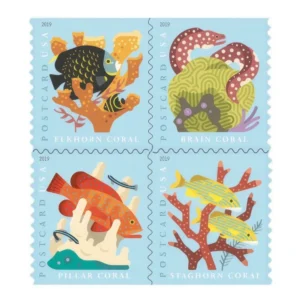 Coral Reefs 2019 USPS Forever Stamps - Sheet of 20 (5-Pack) - Commemorative & Heritage Stamps product image