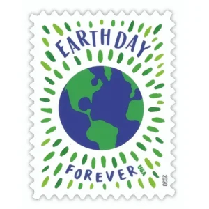Earth Day 2020 USPS Forever Stamps - Booklet of 20 (5-Pack) - Commemorative & Heritage Stamps product image