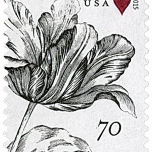 Vintage Orchid 2015 USPS Forever Stamps - Sheet of 20 (5-Pack) - Commemorative & Heritage Stamps product image