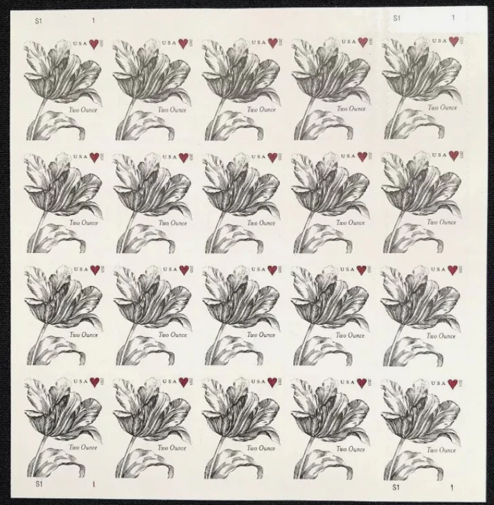 Vintage Orchid 2015 USPS Forever Stamps - Sheet of 20 (5-Pack) - Commemorative & Heritage Stamps product image