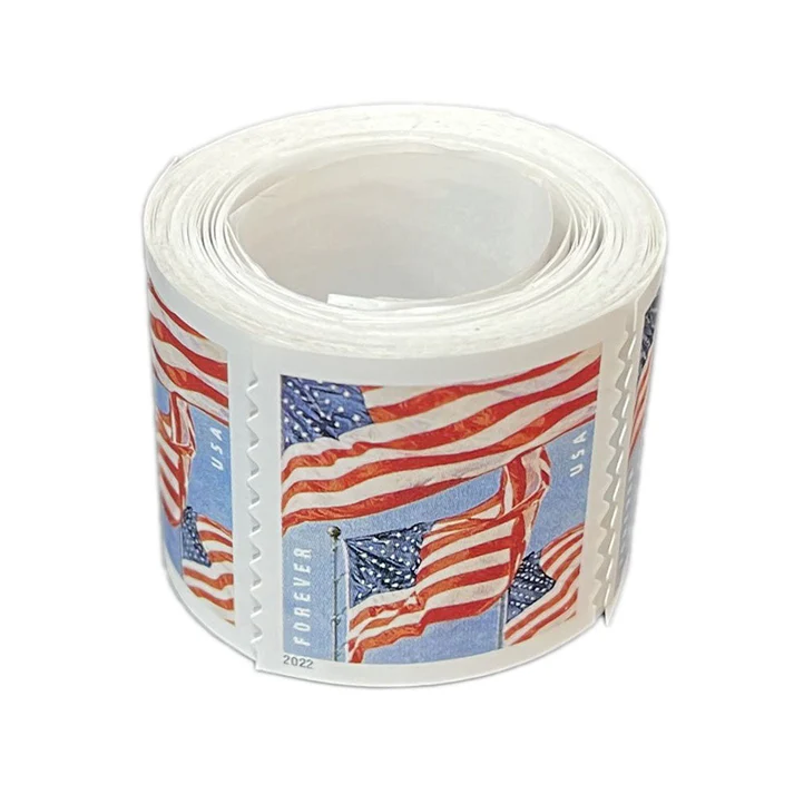 Flag 2022 USPS Forever Stamps - Coil of 100 - U.S. Flag & Patriotic Stamps product image