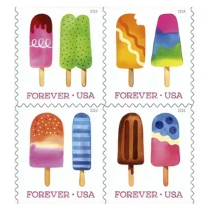 Frozen Treats 2018 USPS Forever Stamps - Booklet of 20 (5-Pack) - Commemorative & Heritage Stamps product image