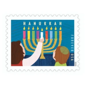 Hanukkah 2020 USPS Forever Stamps - Sheet of 20 (5-Pack) - Holiday & Seasonal Stamps product image