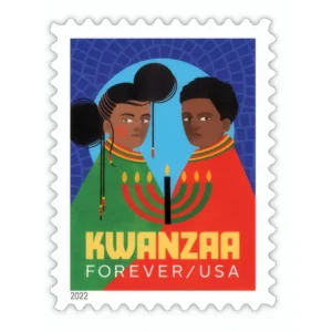 Kwanzaa 2022 USPS Forever Stamps - Sheet of 20 (5-Pack) - Holiday & Seasonal Stamps product image