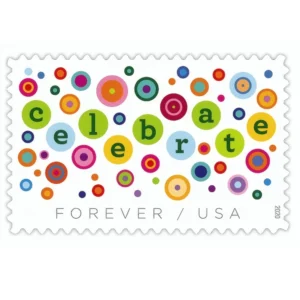 Let’s Celebrate 2020 USPS Forever Stamps - Sheet of 20 (5-Pack) - Commemorative & Heritage Stamps product image