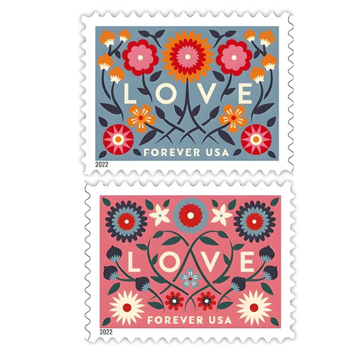 Love 2022 USPS Forever Stamps - Sheet of 20 (5-Pack) - Commemorative & Heritage Stamps product image