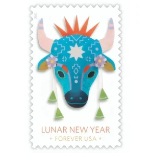 Lunar New Year Of The Ox 2021 USPS Forever Stamps - Sheet of 20 (5-Pack) - Commemorative & Heritage Stamps product image