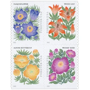 Mountain Flora 2022 USPS Forever Stamps - Booklet of 20 (5-Pack) - Commemorative & Heritage Stamps product image