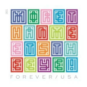 Mystery Message 2021 USPS Forever Stamps - Sheet of 20 (5-Pack) - Commemorative & Heritage Stamps product image