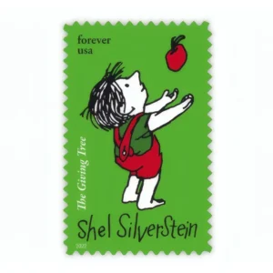 Shel Silverstein 2022 USPS Forever Stamps - Sheet of 20 (5-Pack) - Art, Kids & Topical Culture product image