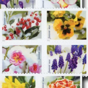 Snowy Beauty 2022 USPS Forever Stamps - Booklet of 20 (5-Pack) - Commemorative & Heritage Stamps product image