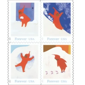The Snowy Day 2017 USPS Forever Stamps - Booklet of 20 (5-Pack) - Commemorative & Heritage Stamps product image