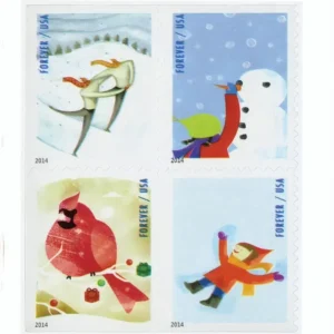 Winter Flowers 2014 USPS Forever Stamps - Booklet of 20 (5-Pack) - Commemorative & Heritage Stamps product image
