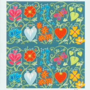 Garden of Love 2011 USPS Forever Stamps - Sheet of 20 (5-Pack) - Commemorative & Heritage Stamps product image