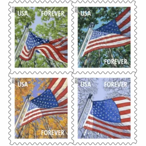 Flags Booklet 2013 USPS Forever Stamps - Booklet of 10 (5-Pack) - U.S. Flag & Patriotic Stamps product image