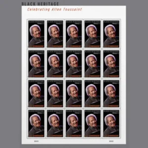 Allen Toussaint 2025 USPS Forever Stamps - Sheet of 20 (5-Pack) - Commemorative & Heritage Stamps product image