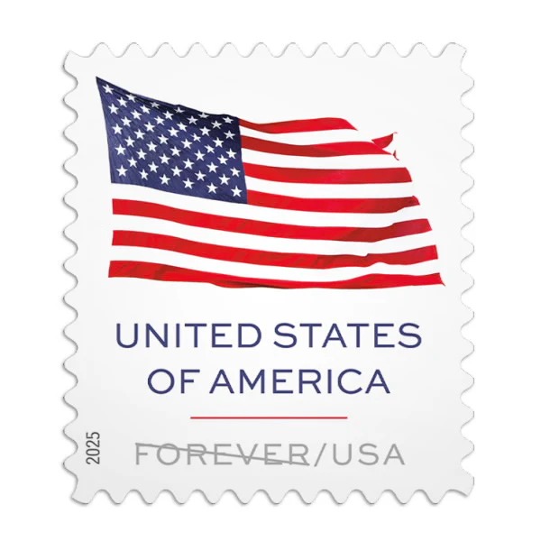 U.S. Flag 2025 - Coil of 100 Forever Stamps