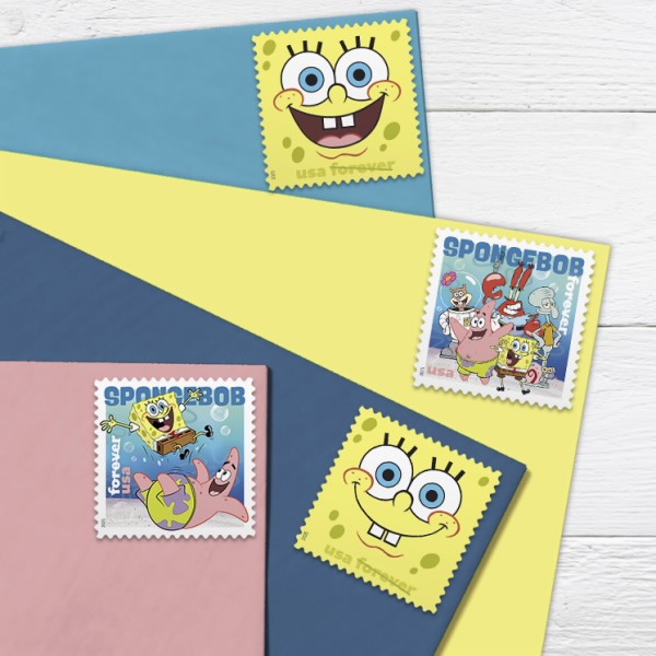 SpongeBob Squarepants 2025 USPS Forever Stamps - Sheet of 16 (5-Pack) - Art, Kids & Topical Culture product image
