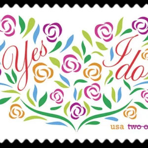 Yes I Do 2015 USPS Forever Stamps - Sheet of 20 (5-Pack) - Commemorative & Heritage Stamps product image